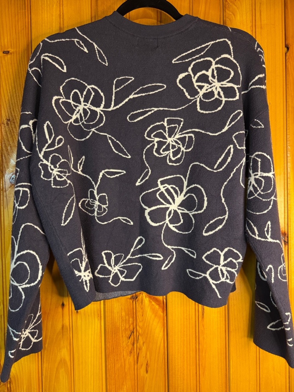 Future Collective Floral Cropped Sweater - Picture 6 of 6